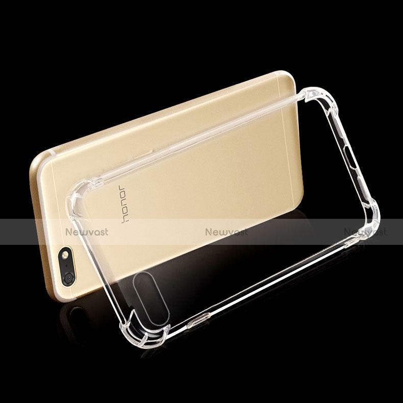 Ultra-thin Transparent TPU Soft Case T04 for Huawei Honor Play 7 Clear