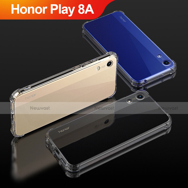 Ultra-thin Transparent TPU Soft Case T04 for Huawei Honor Play 8A Clear