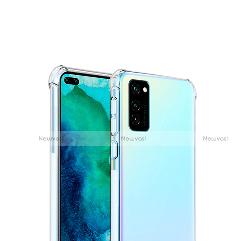 Ultra-thin Transparent TPU Soft Case T04 for Huawei Honor View 30 Pro 5G Clear