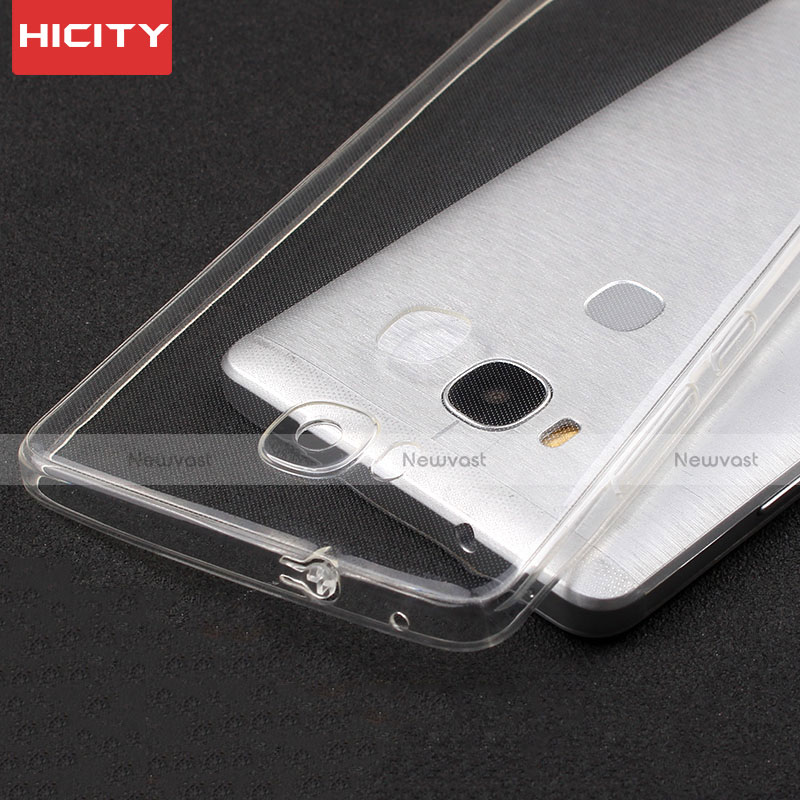 Ultra-thin Transparent TPU Soft Case T04 for Huawei Honor X5 Clear