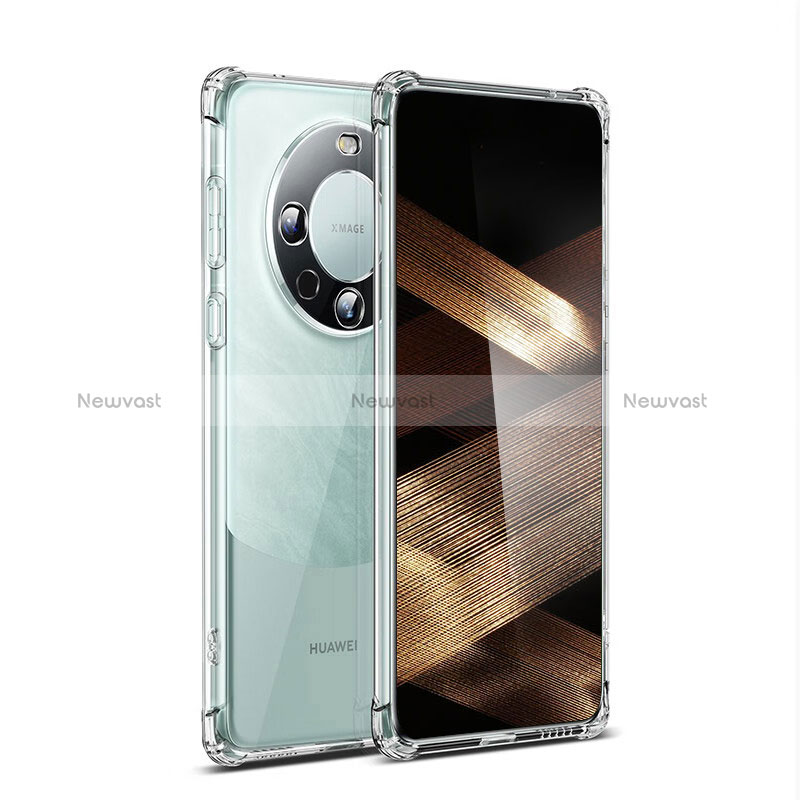 Ultra-thin Transparent TPU Soft Case T04 for Huawei Mate 60 Clear