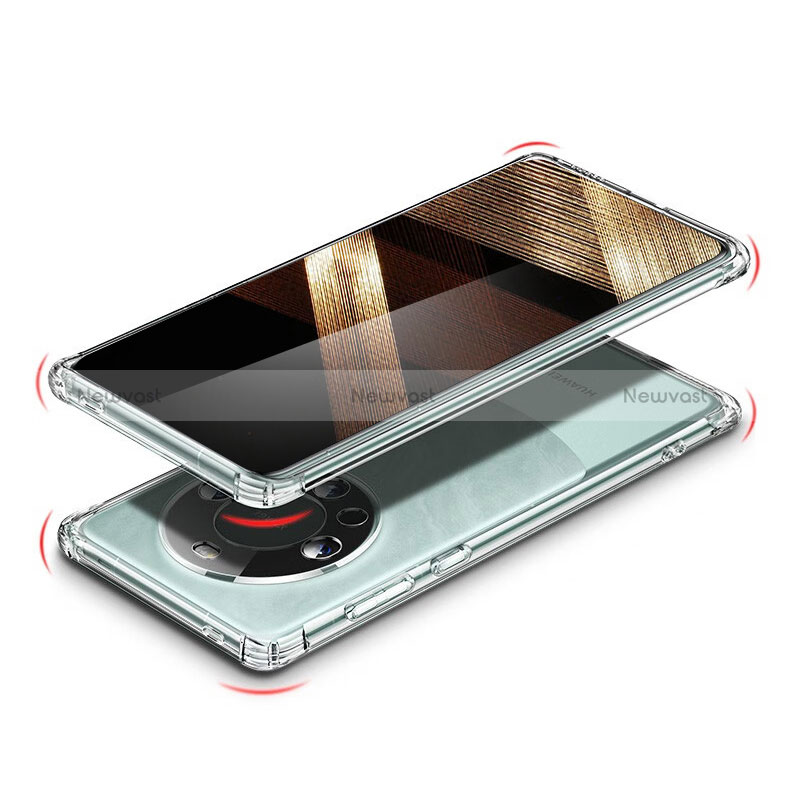 Ultra-thin Transparent TPU Soft Case T04 for Huawei Mate 60 Clear