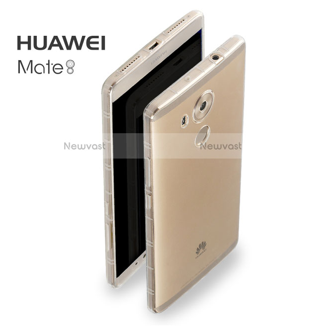 Ultra-thin Transparent TPU Soft Case T04 for Huawei Mate 8 Clear