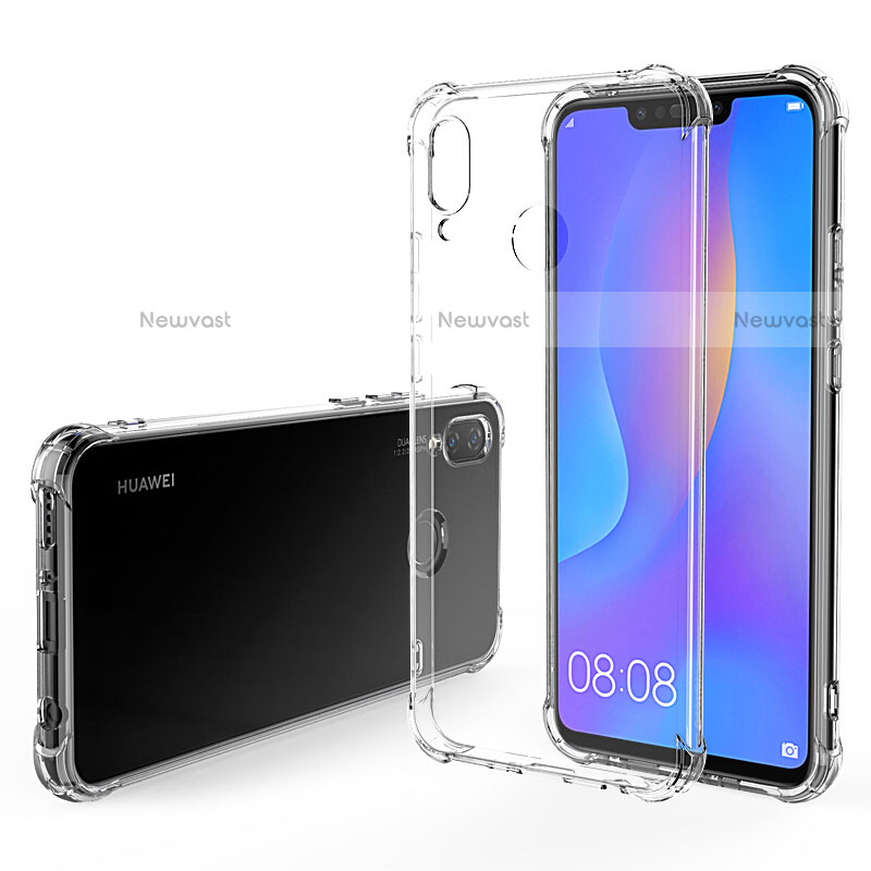 Ultra-thin Transparent TPU Soft Case T04 for Huawei Nova 3i Clear