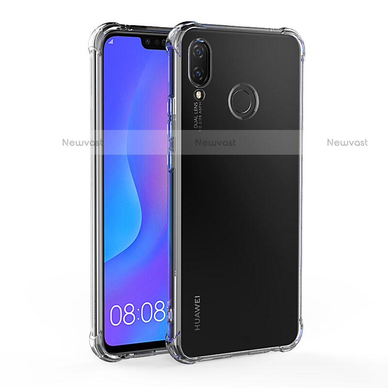 Ultra-thin Transparent TPU Soft Case T04 for Huawei Nova 3i Clear