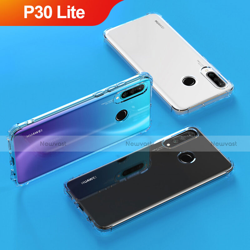 Ultra-thin Transparent TPU Soft Case T04 for Huawei P30 Lite XL Clear