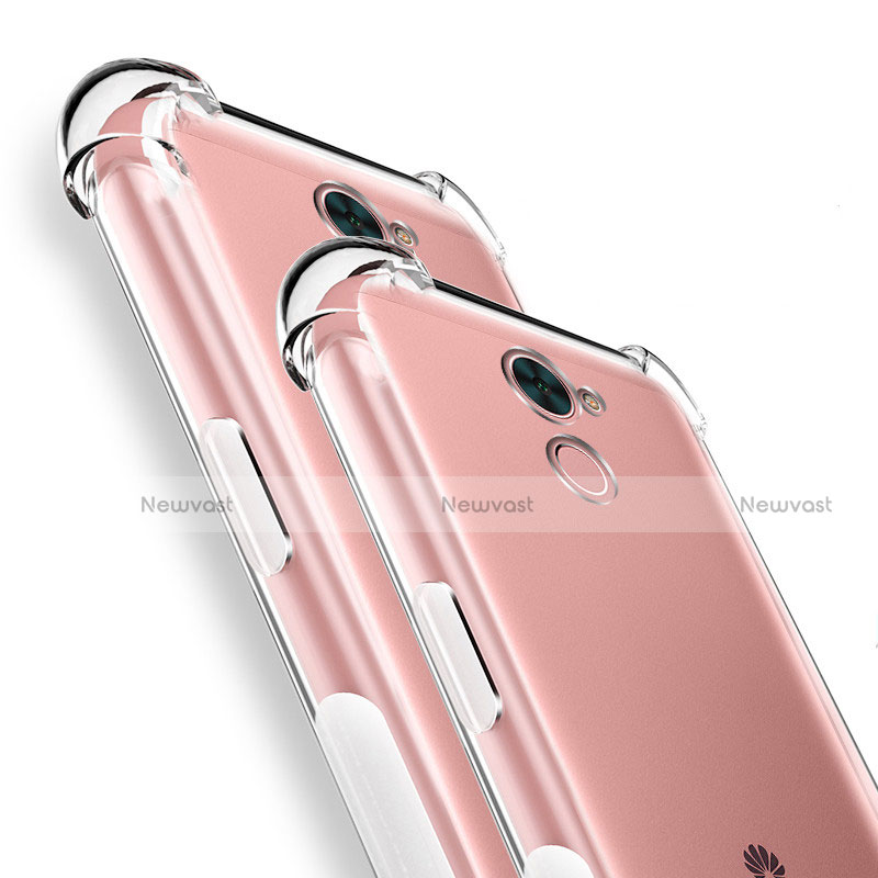 Ultra-thin Transparent TPU Soft Case T04 for Huawei Y7 Prime Clear