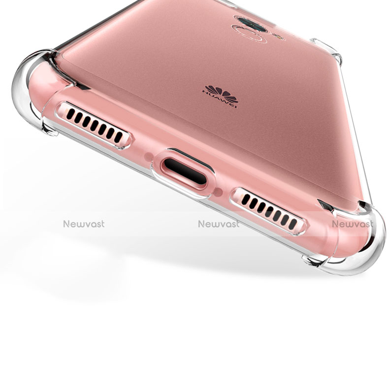 Ultra-thin Transparent TPU Soft Case T04 for Huawei Y7 Prime Clear