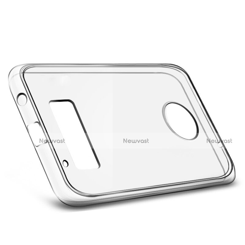 Ultra-thin Transparent TPU Soft Case T04 for Motorola Moto Z Play Clear