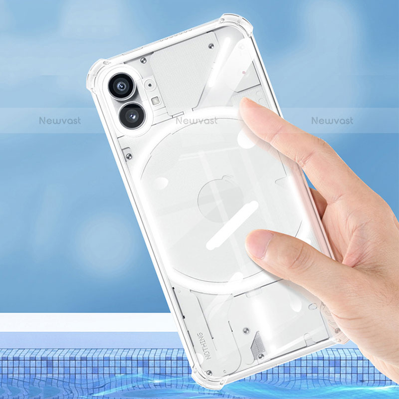 Ultra-thin Transparent TPU Soft Case T04 for Nothing Phone 1 Clear