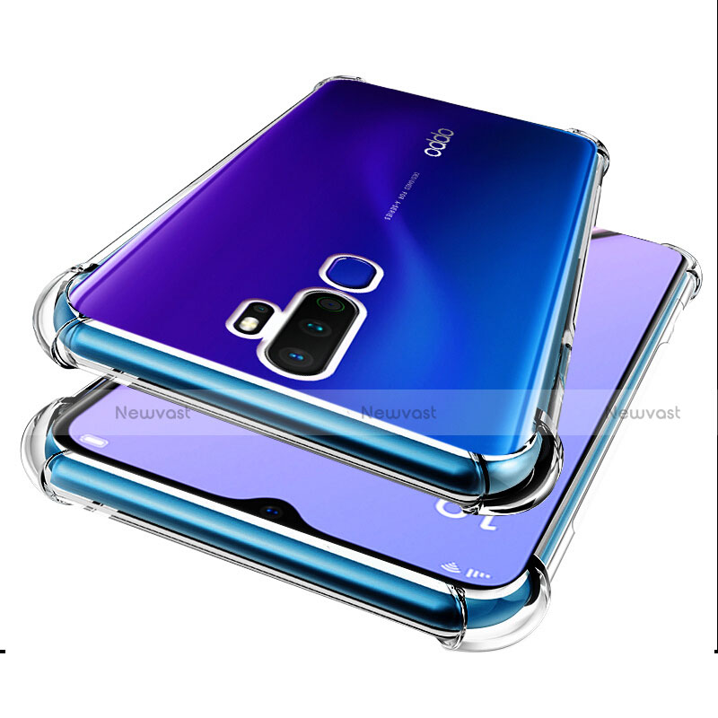 Ultra-thin Transparent TPU Soft Case T04 for Oppo A5 (2020) Clear