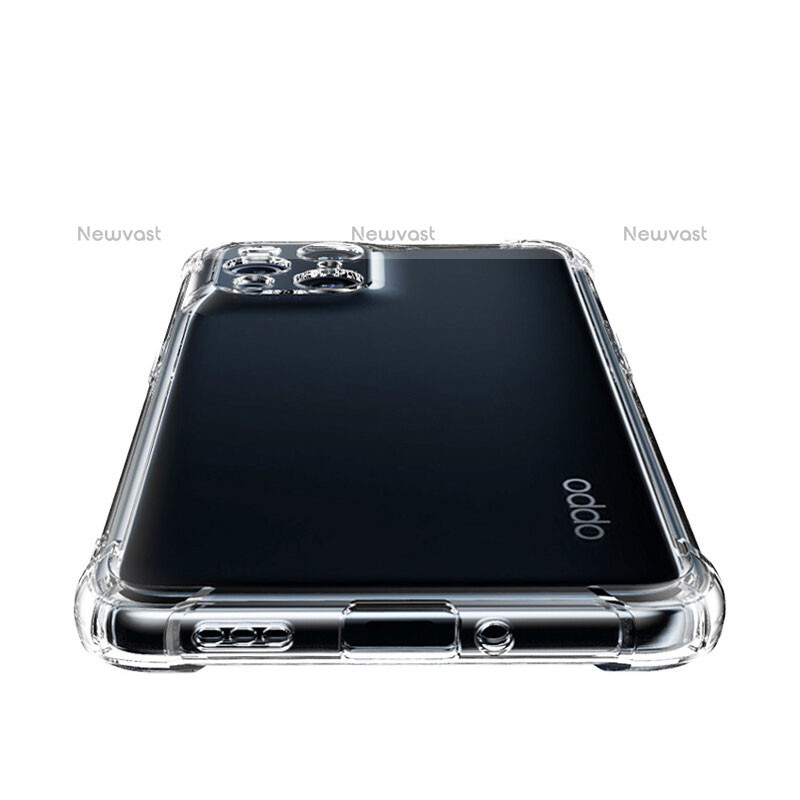 Ultra-thin Transparent TPU Soft Case T04 for Oppo Find X3 Pro 5G Clear