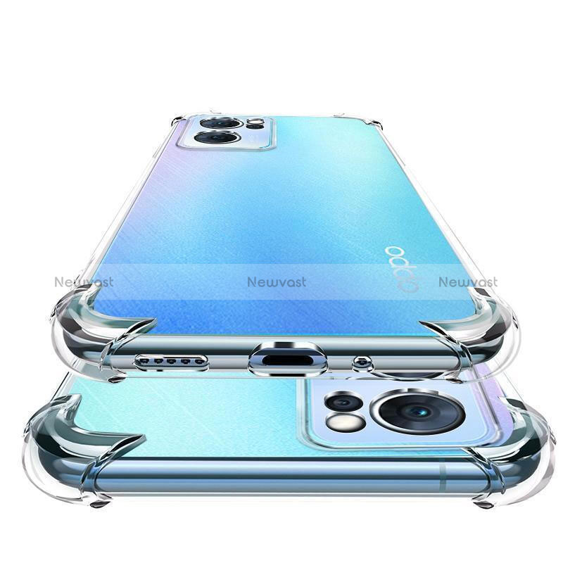 Ultra-thin Transparent TPU Soft Case T04 for Oppo Reno7 5G Clear