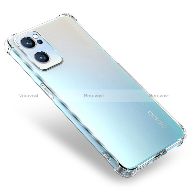 Ultra-thin Transparent TPU Soft Case T04 for Oppo Reno7 5G Clear