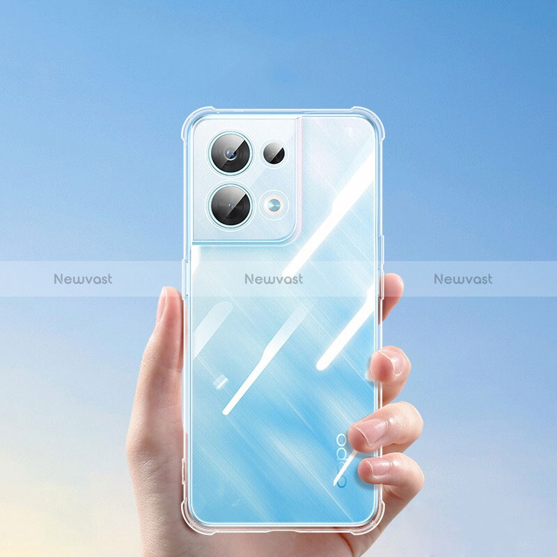 Ultra-thin Transparent TPU Soft Case T04 for Oppo Reno8 Pro+ Plus 5G Clear