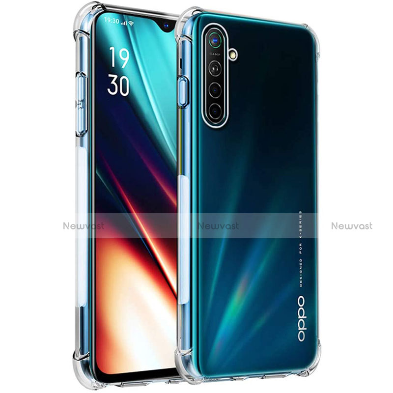Ultra-thin Transparent TPU Soft Case T04 for Realme X2 Clear