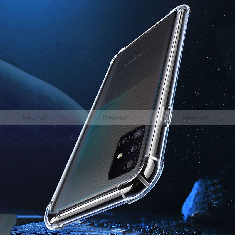 Ultra-thin Transparent TPU Soft Case T04 for Samsung Galaxy A51 5G Clear