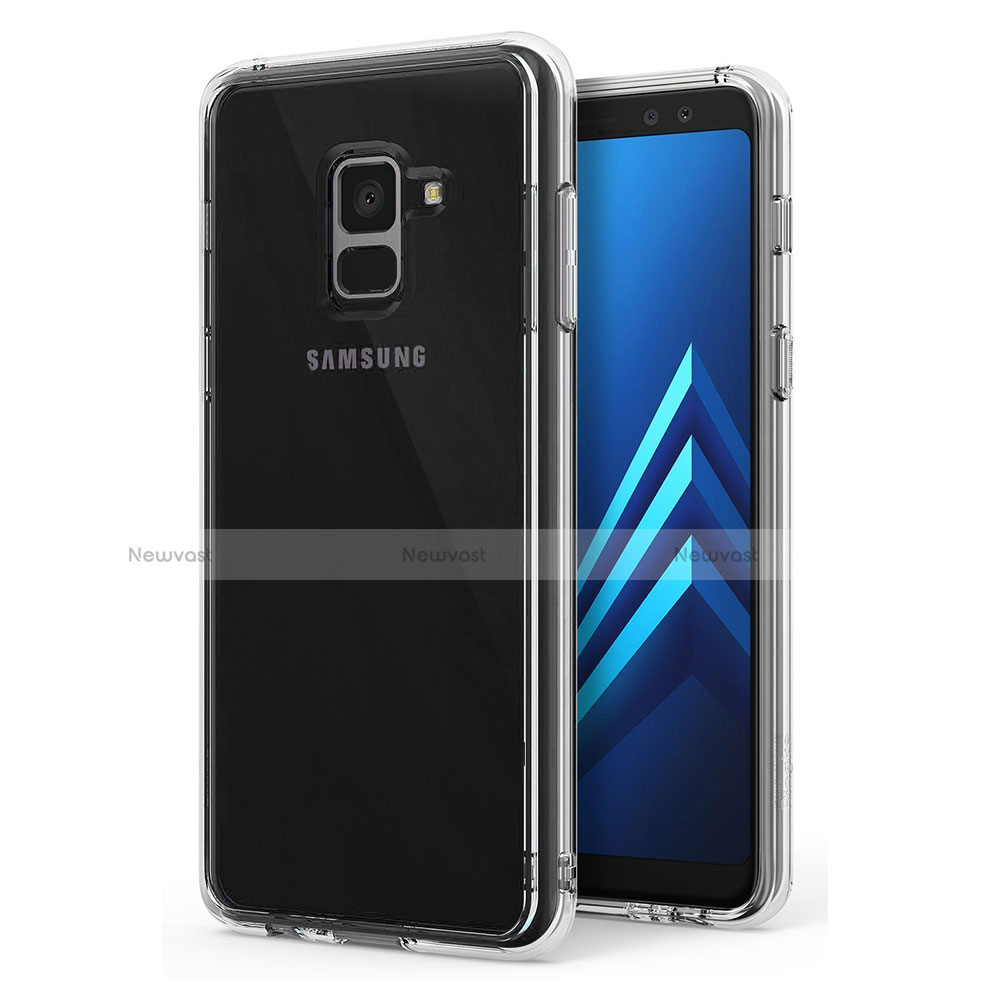 Ultra-thin Transparent TPU Soft Case T04 for Samsung Galaxy A8+ A8 Plus (2018) A730F Clear
