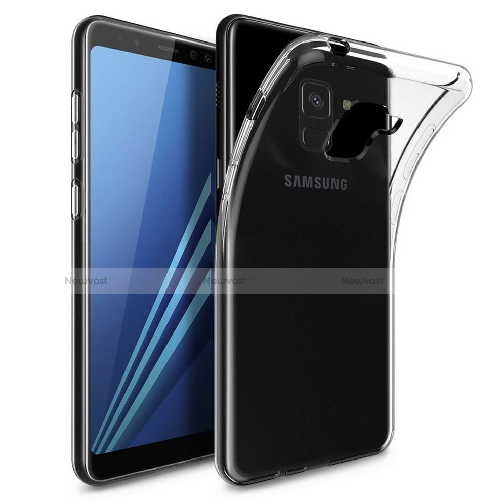 Ultra-thin Transparent TPU Soft Case T04 for Samsung Galaxy A8+ A8 Plus (2018) Duos A730F Clear