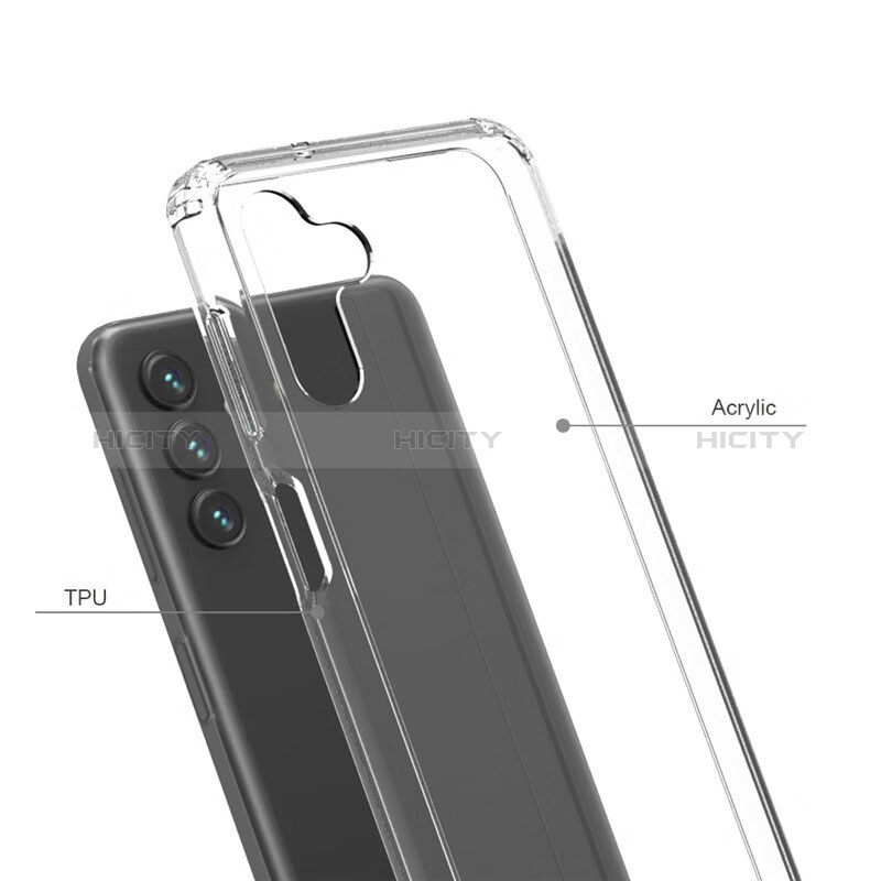 Ultra-thin Transparent TPU Soft Case T04 for Samsung Galaxy F13 4G Clear