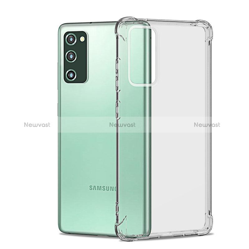 Ultra-thin Transparent TPU Soft Case T04 for Samsung Galaxy S20 FE 4G Clear