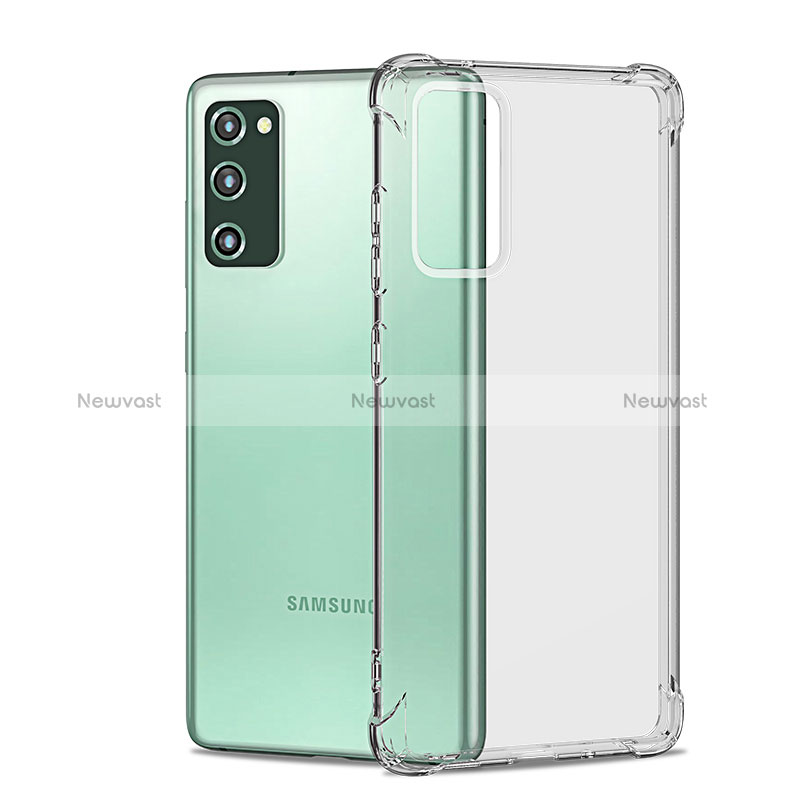 Ultra-thin Transparent TPU Soft Case T04 for Samsung Galaxy S20 Lite 5G Clear