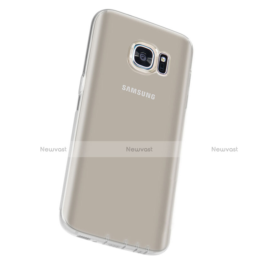 Ultra-thin Transparent TPU Soft Case T04 for Samsung Galaxy S7 G930F G930FD Clear