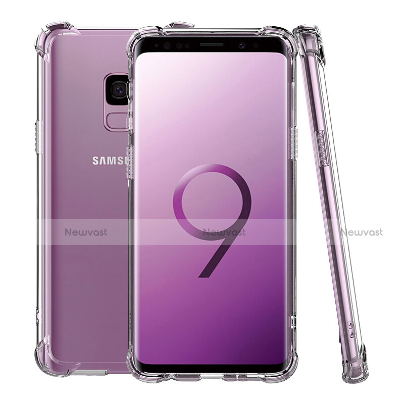 Ultra-thin Transparent TPU Soft Case T04 for Samsung Galaxy S9 Clear