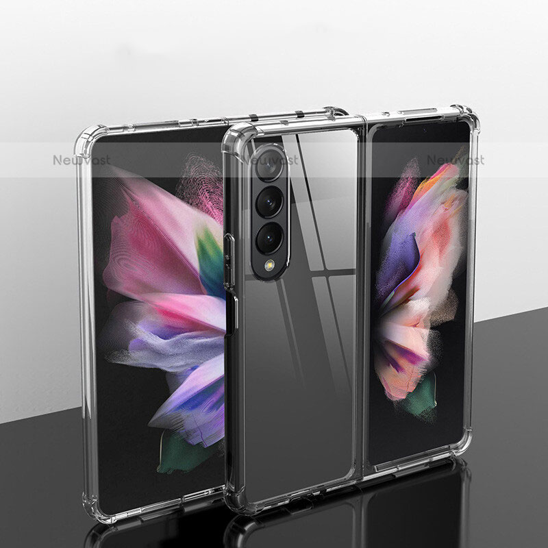 Ultra-thin Transparent TPU Soft Case T04 for Samsung Galaxy Z Fold3 5G Clear