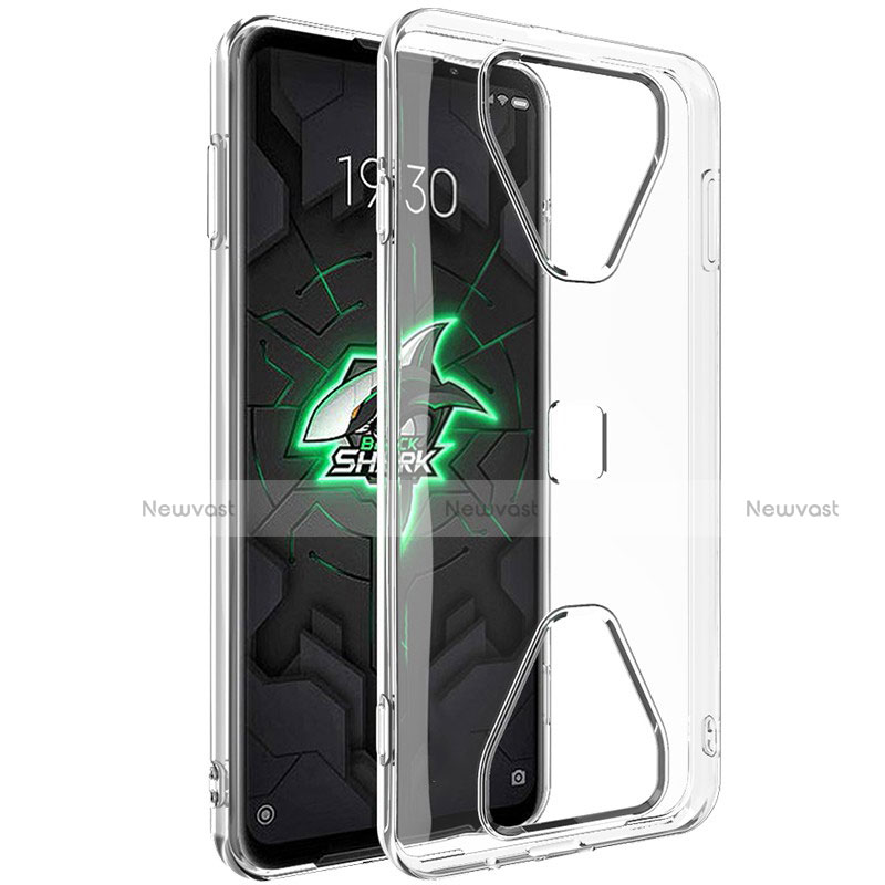 Ultra-thin Transparent TPU Soft Case T04 for Xiaomi Black Shark 3 Pro Clear