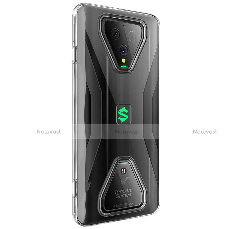 Ultra-thin Transparent TPU Soft Case T04 for Xiaomi Black Shark 3 Pro Clear