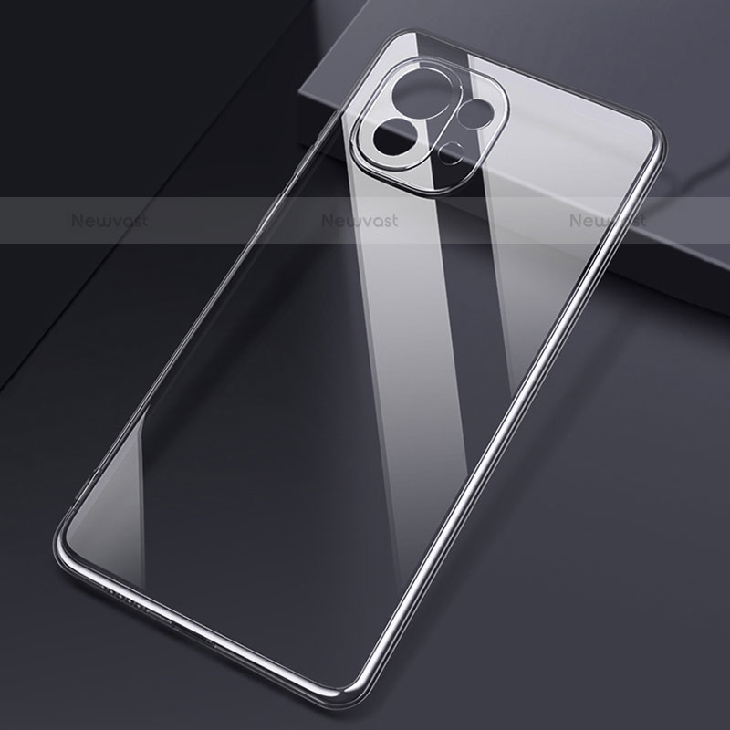 Ultra-thin Transparent TPU Soft Case T04 for Xiaomi Mi 11 5G Clear