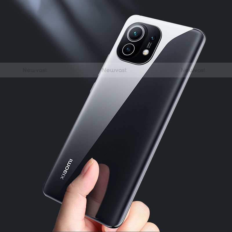 Ultra-thin Transparent TPU Soft Case T04 for Xiaomi Mi 11 Lite 4G Clear