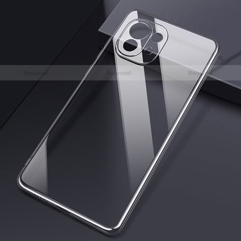 Ultra-thin Transparent TPU Soft Case T04 for Xiaomi Mi 11 Lite 5G Clear