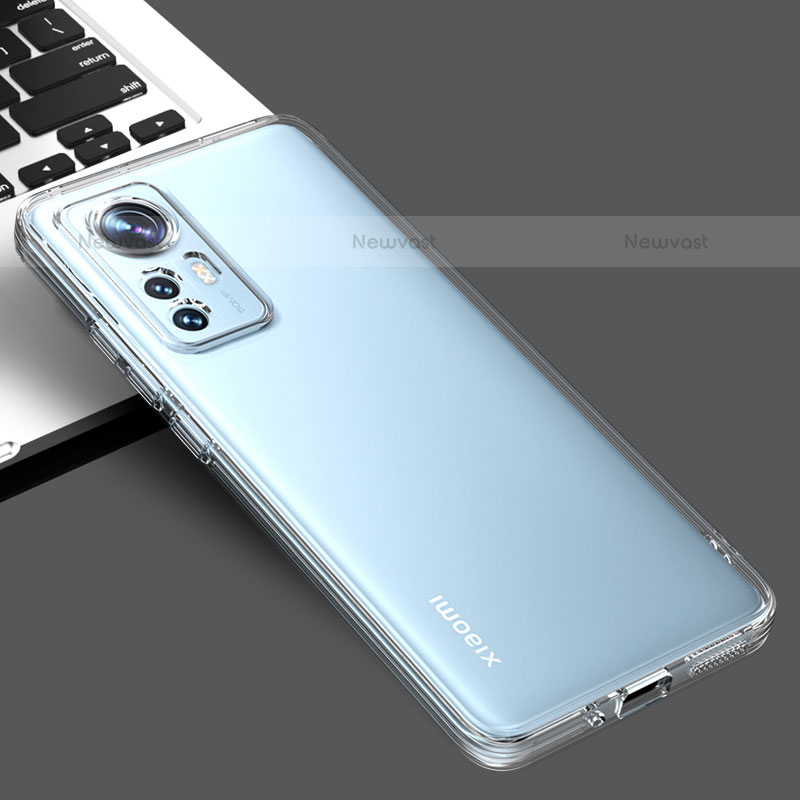 Ultra-thin Transparent TPU Soft Case T04 for Xiaomi Mi 12 Pro 5G Clear