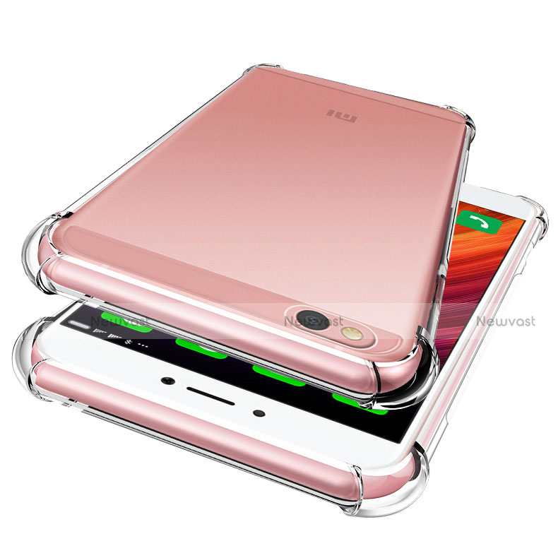 Ultra-thin Transparent TPU Soft Case T04 for Xiaomi Mi 5C Clear