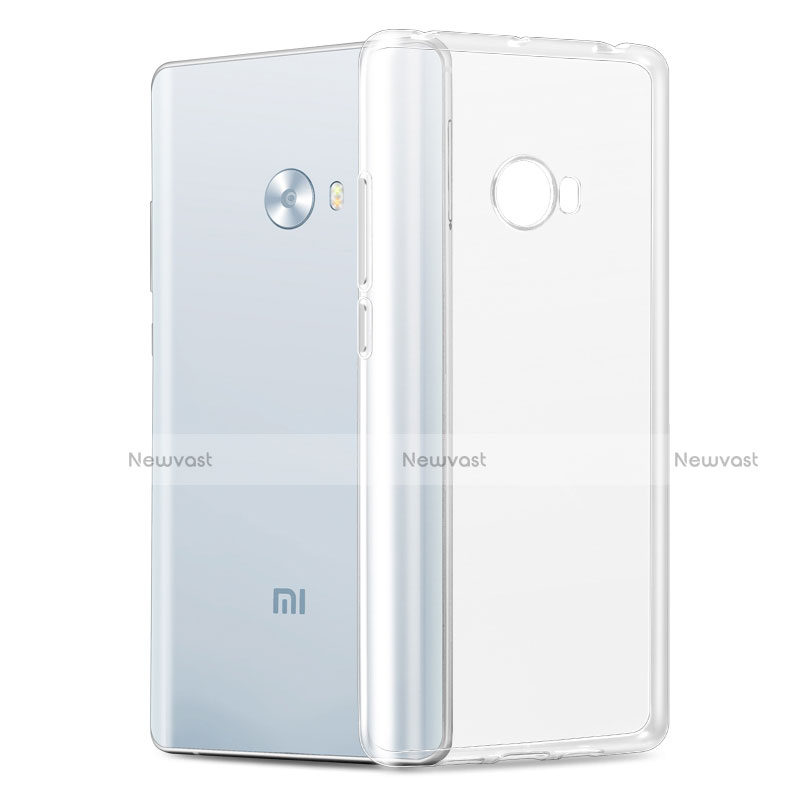 Ultra-thin Transparent TPU Soft Case T04 for Xiaomi Mi Note 2 Special Edition Clear