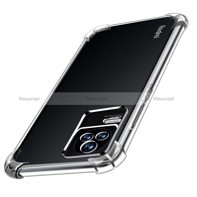 Ultra-thin Transparent TPU Soft Case T04 for Xiaomi Poco F4 5G Clear