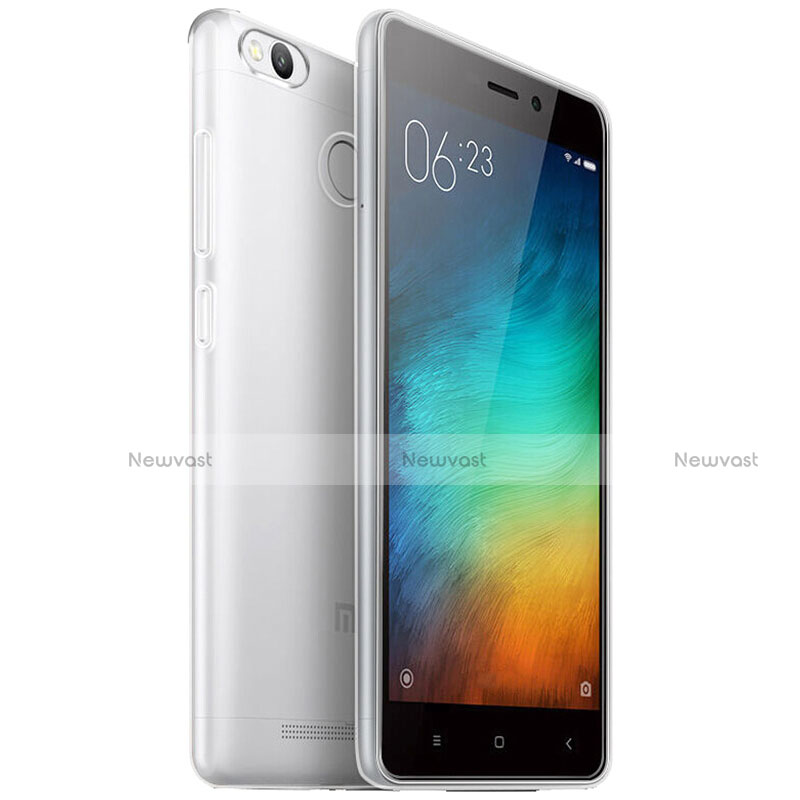 Ultra-thin Transparent TPU Soft Case T04 for Xiaomi Redmi 3S Clear