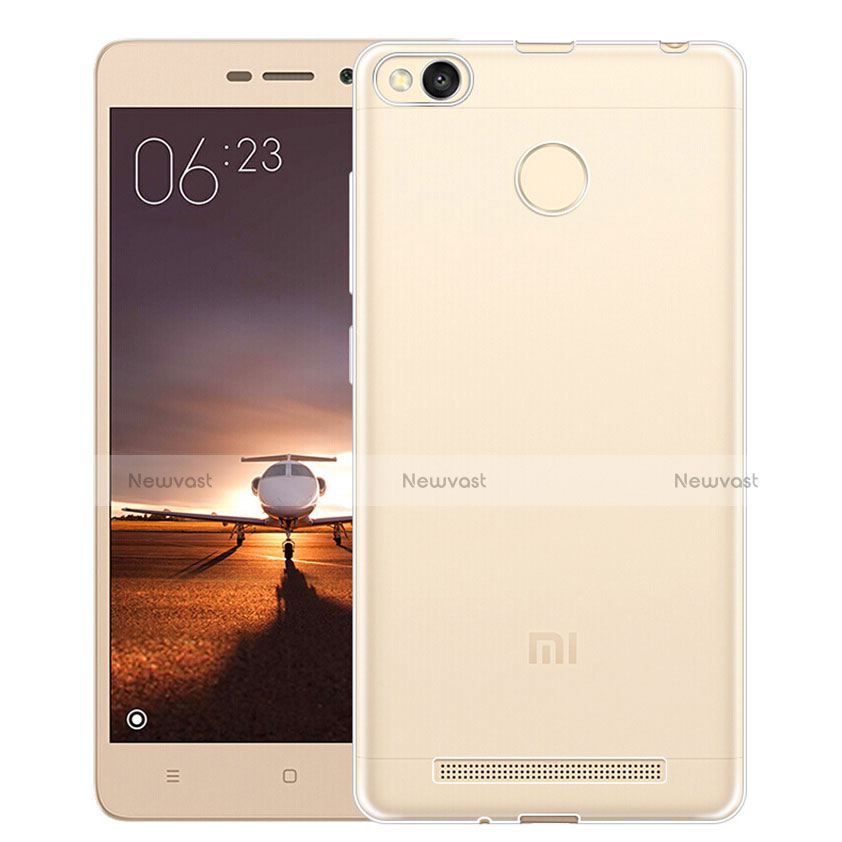 Ultra-thin Transparent TPU Soft Case T04 for Xiaomi Redmi 3X Clear