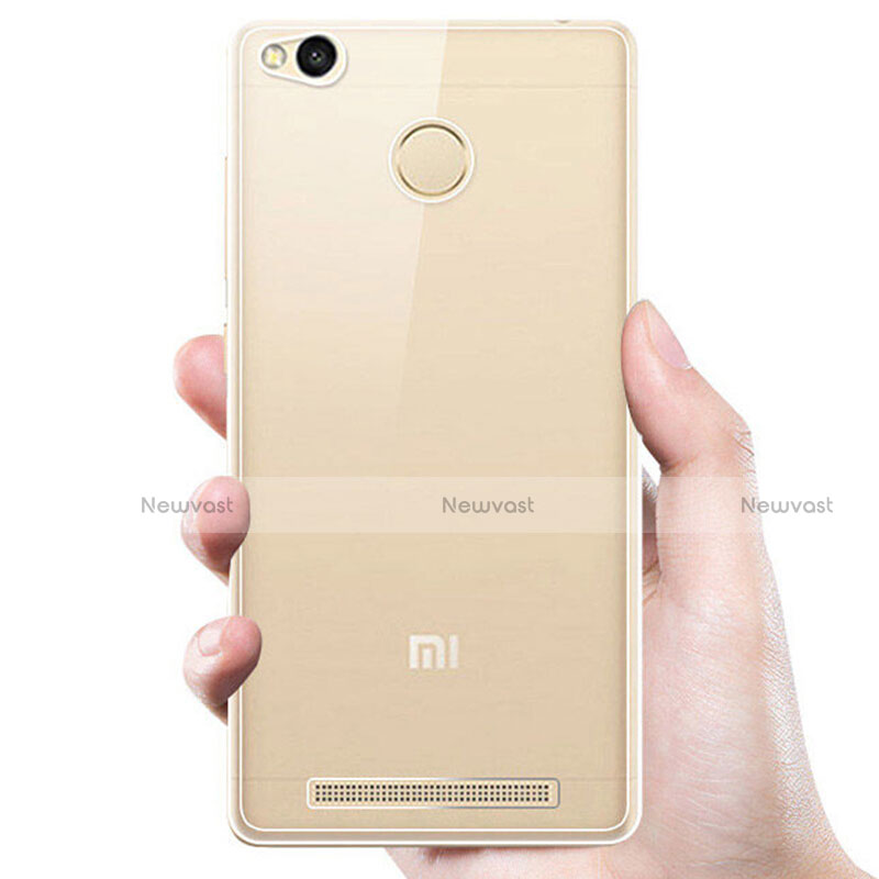 Ultra-thin Transparent TPU Soft Case T04 for Xiaomi Redmi 3X Clear