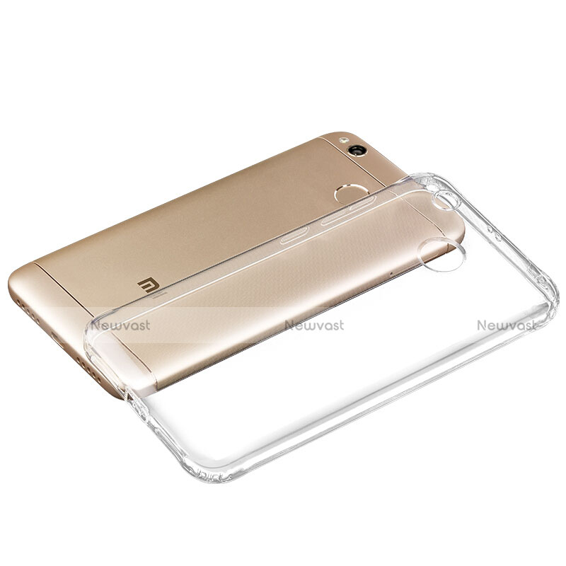 Ultra-thin Transparent TPU Soft Case T04 for Xiaomi Redmi 4X Clear