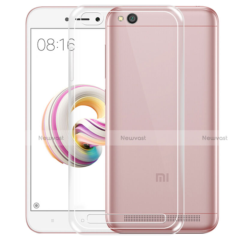 Ultra-thin Transparent TPU Soft Case T04 for Xiaomi Redmi 5A Clear