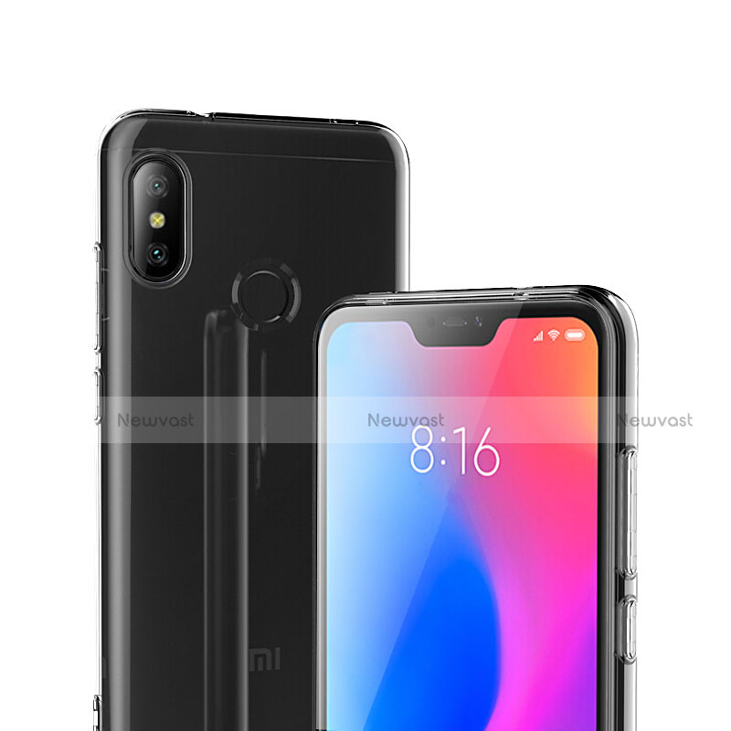 Ultra-thin Transparent TPU Soft Case T04 for Xiaomi Redmi 6 Pro Clear