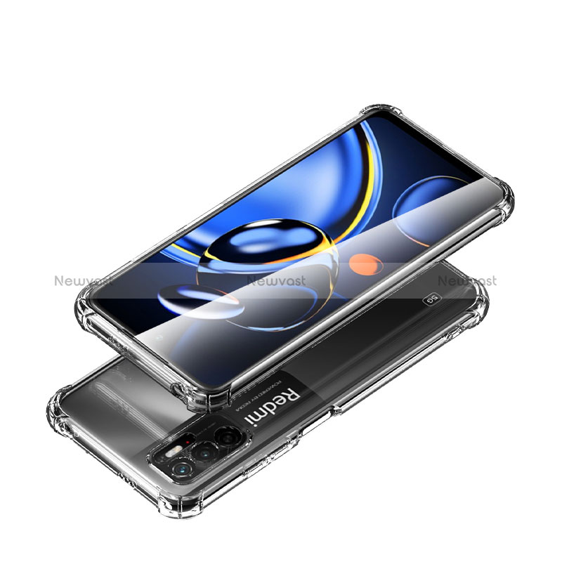 Ultra-thin Transparent TPU Soft Case T04 for Xiaomi Redmi Note 11 SE 5G Clear