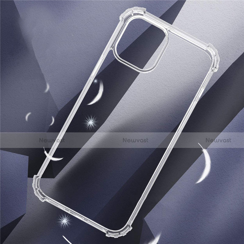 Ultra-thin Transparent TPU Soft Case T05 for Apple iPhone 12 Mini Clear