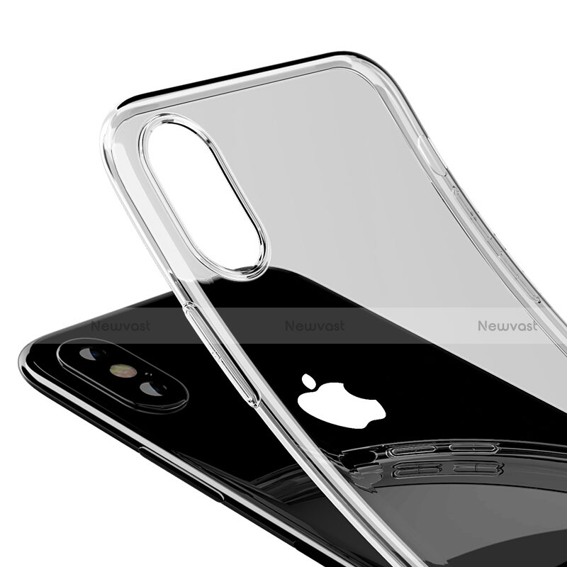Ultra-thin Transparent TPU Soft Case T05 for Apple iPhone X Clear