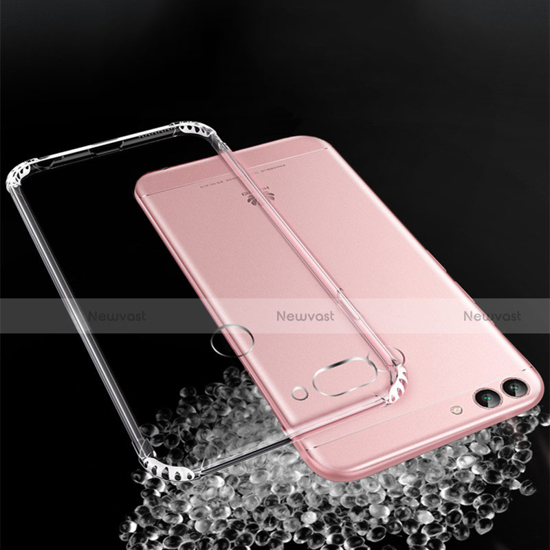 Ultra-thin Transparent TPU Soft Case T05 for Huawei Enjoy 7S Clear