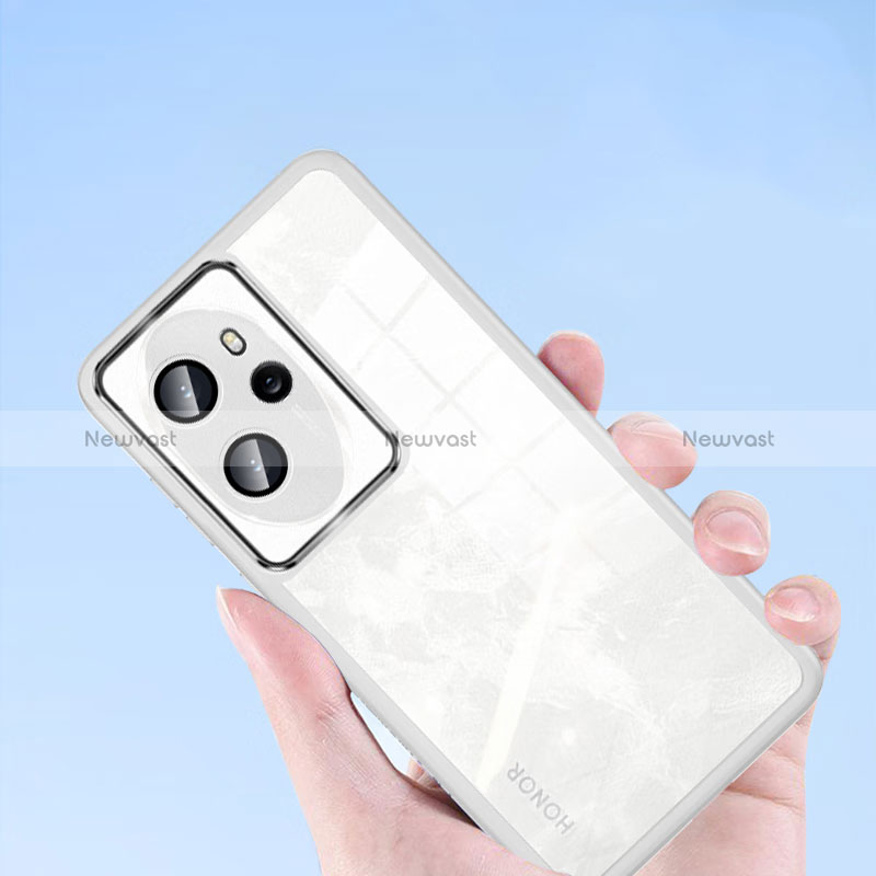 Ultra-thin Transparent TPU Soft Case T05 for Huawei Honor 100 Pro 5G Clear