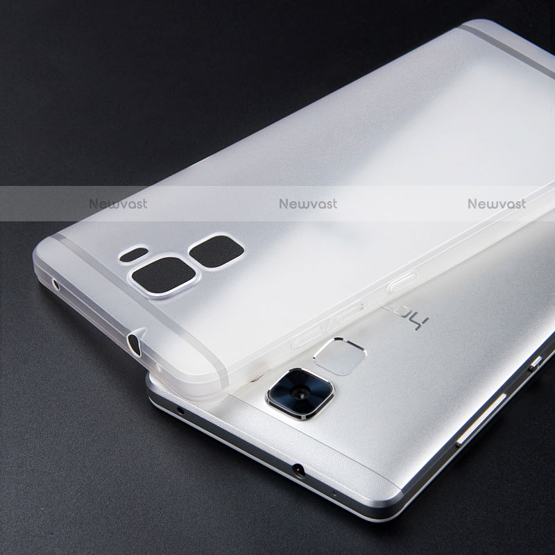 Ultra-thin Transparent TPU Soft Case T05 for Huawei Honor 7 Clear